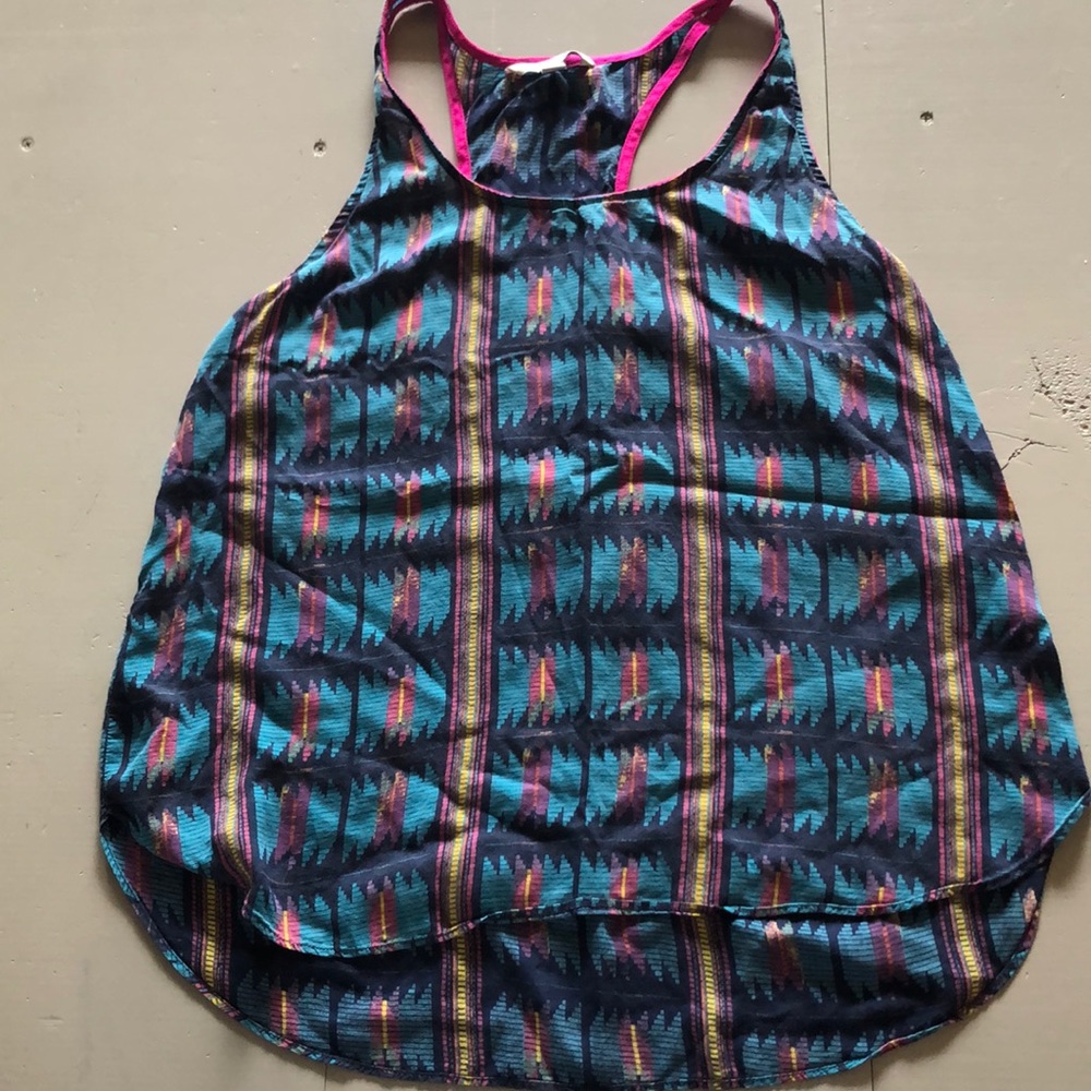American Eagle Racerback Geometric print tank top